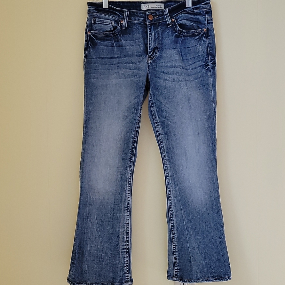 Bke Payton Jeans. Stretchy fit.  with 29 1/2 length.